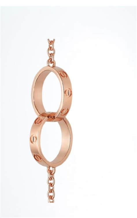 bracelet cartier 2 anneaux|cartier bracelets rose gold.